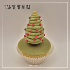 Modellieranleitung eines Weihnachtsbaums aus Marzipan.