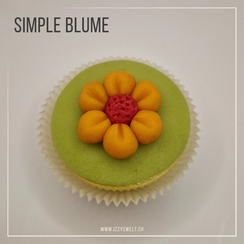 Modellieranleitung für eine simple Blume aus Marzipan aus Marzipan