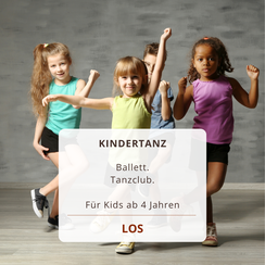 Kinder ab 2 Jahren, ab 4 Jahren, ab 6 Jahren sowie Teenager und Jugendliche tanzen fröhlich in der Tanzschule Dance Inn Hattingen an der Ruhr.