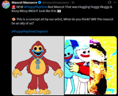New red Huggy Monster Concept - Poppy Playtime Chapter 5 ARG
