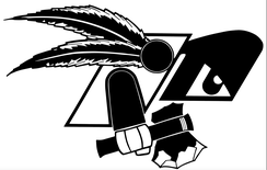 Logo ab 1985: Das fliegende r