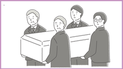 自宅から出棺する直葬プランの流れ⑦出棺