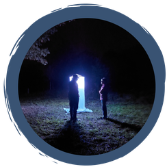 Nachts auf der Streuobstwiese