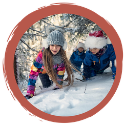 Spiele im Schnee