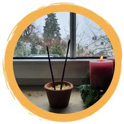 Selbstgemachte Räucherstäbchen