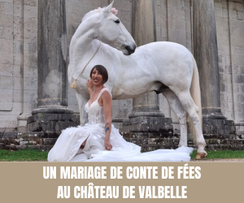 Un Mariage de Conte de Fées au Château de Valbelle - Shooting d’inspiration équestre au cœur du Var - Magazine Un Jour Un Oui - Crédit photo Tous droits réservés