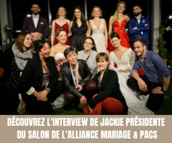 Découvrez l'interview de Jackie , Présidente du Salon de l'Allliance Mariage et PACS à Muret
