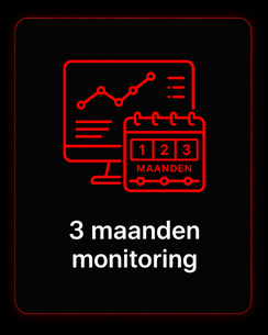 Webshop 3 maanden monitoring
