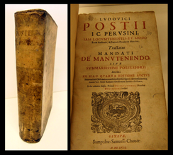 POSTII, I.C. PERUSINI, iam locumtentis, et modo rotae auditoris anno 1658, €1000,00