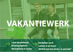 Leuk bijverdienen en ervaring opdoen tijdens de zomerperiode?