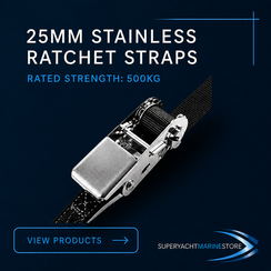 Marine Grade Ratchet Straps (for up to 500kg)