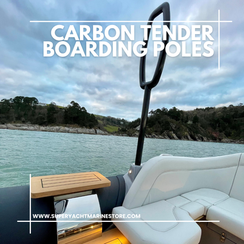 Carbon Tender Boarding Poles ©www.superyachtmarinestore.com