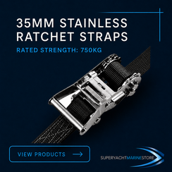 Marine Grade Ratchet Straps (for up to 750kg)