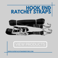 Hook End Stainless Ratchet Straps