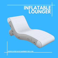 Inflatable beach club lounger www.superyachtmarinestore.com