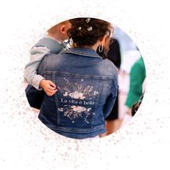 jeansjackje laten pimpen voor bruid