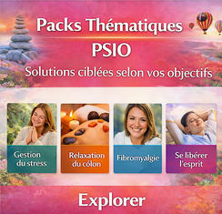 aperçu des programmes PSIO de luminothérapie et relaxation