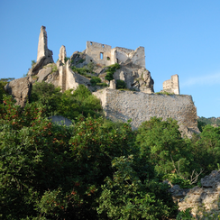 Руины замка Дюрнштайна( Burgruine Dürnstein-Niederösterreich) Нижняя Австрия. Вахау