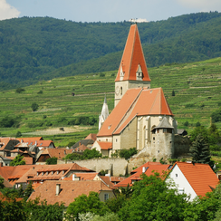 Приходская церковь Вайсенкирхен( Pfarrkirche Weißenkirchen) Wachau Вахау  Австрия    