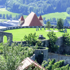 Ригерсбург замок вид сверху. Ригерсбург. Штирия Австрия Riegersburg von oben. Steiermark Riegersburg. 