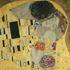 Фото: Поцелуй. Густав Климт Der Kuss. Gustav Klimt -Австрийская картинная галерея Бельведер. Вена. Австрия. Belvedere 