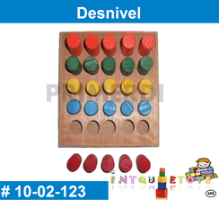 Desnivel MATERIAL DIDACTICO MADERA INTQUIETOYS PRIMERDI