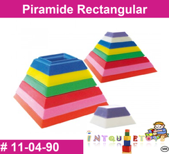 Piramide Rectangular MATERIAL DIDACTICO PLASTICO INTQUIETOYS PRIMERDI