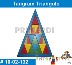 Tangram Triangulo MATERIAL DIDACTICO MADERA INTQUIETOYS PRIMERDI