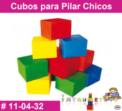 Cubos para Pilar Chicos MATERIAL DIDACTICO PLASTICO INTQUIETOS PRIMERDI