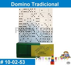 Domino Tradicional MATERIAL DIDACTICO MADERA INTQUIETOYS PRIMERDI