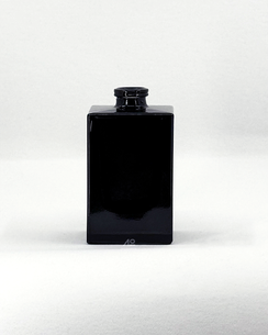 サファイアブラック_ガラス製香水瓶卸売極小ロット