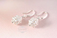 Kugel Ohrringe vergoldetes Silber orientalisch indisch