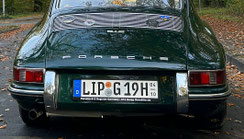 Porsche 912 Kennzeichenhalter