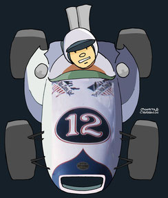 Mario Andretti by Muneta & Cerracín
