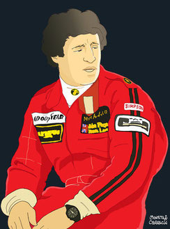 Mario Andretti by Muneta & Cerracin