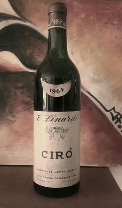 Cirò rosso 1964 Azienda Linardi bottiglia da collezione