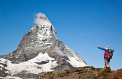 Touristen am Matterhorn