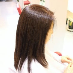 縮毛矯正　ヘアカラー