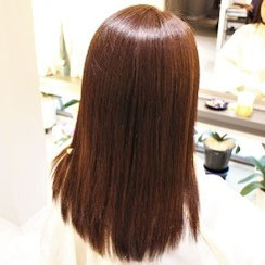 縮毛矯正　ヘアカラー