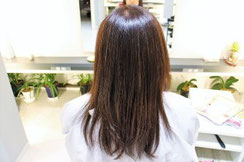縮毛矯正　ヘアカラー