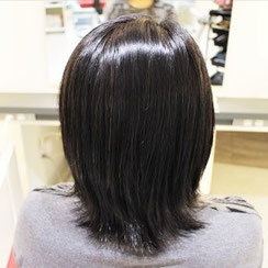 縮毛矯正　ヘアカラー