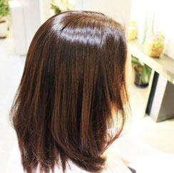 縮毛矯正　ヘアカラー