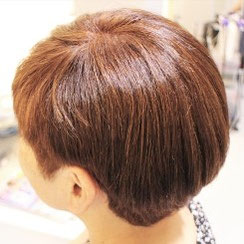 縮毛矯正　ヘアカラー