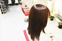 縮毛矯正　ヘアカラー