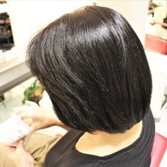 縮毛矯正　デジタルパーマ　ヘアカラー