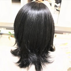 縮毛矯正　デジタルパーマ　ヘアカラー