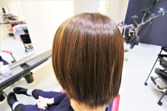 縮毛矯正　ヘアカラー