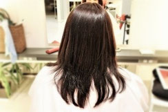 縮毛矯正　デジタルパーマ　ヘアカラー