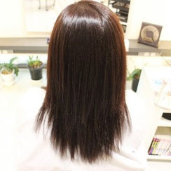 縮毛矯正　ヘアカラー
