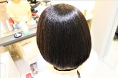 縮毛矯正　ヘアカラー